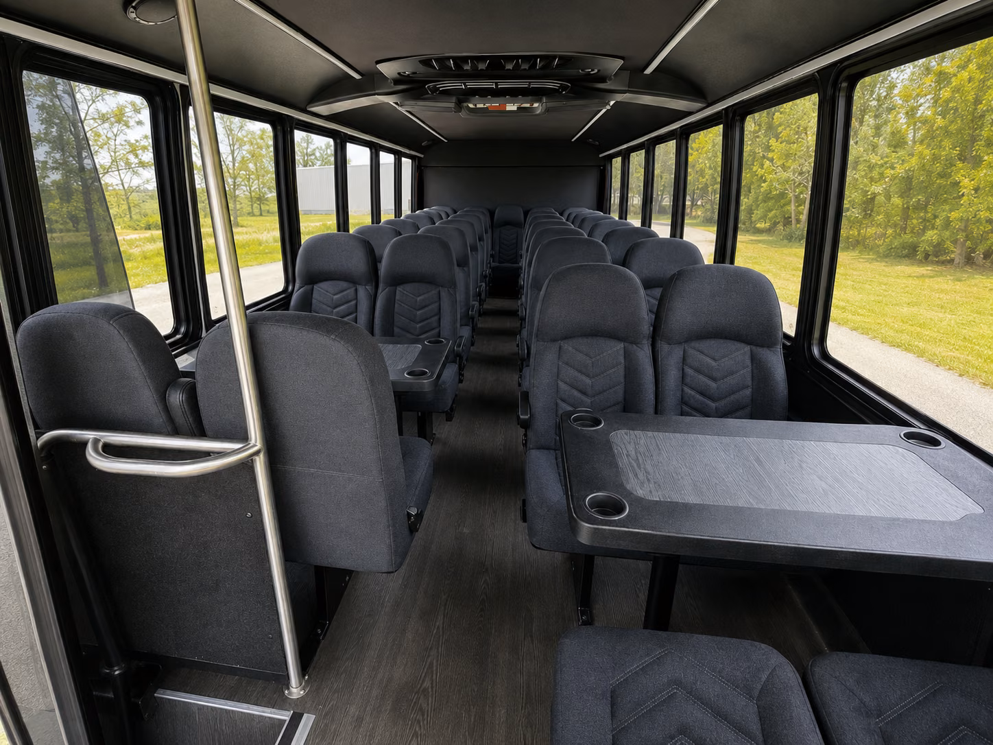 goodyear 20 passenger minibus inside
