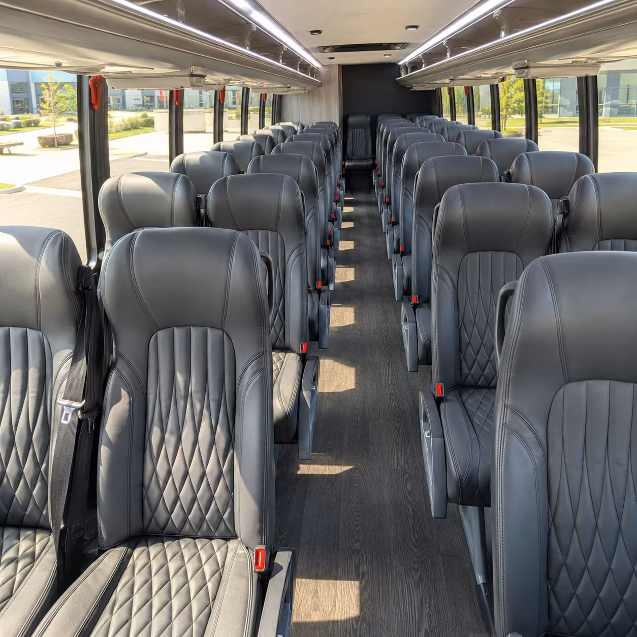 goodyear 28 passenger minibus inside