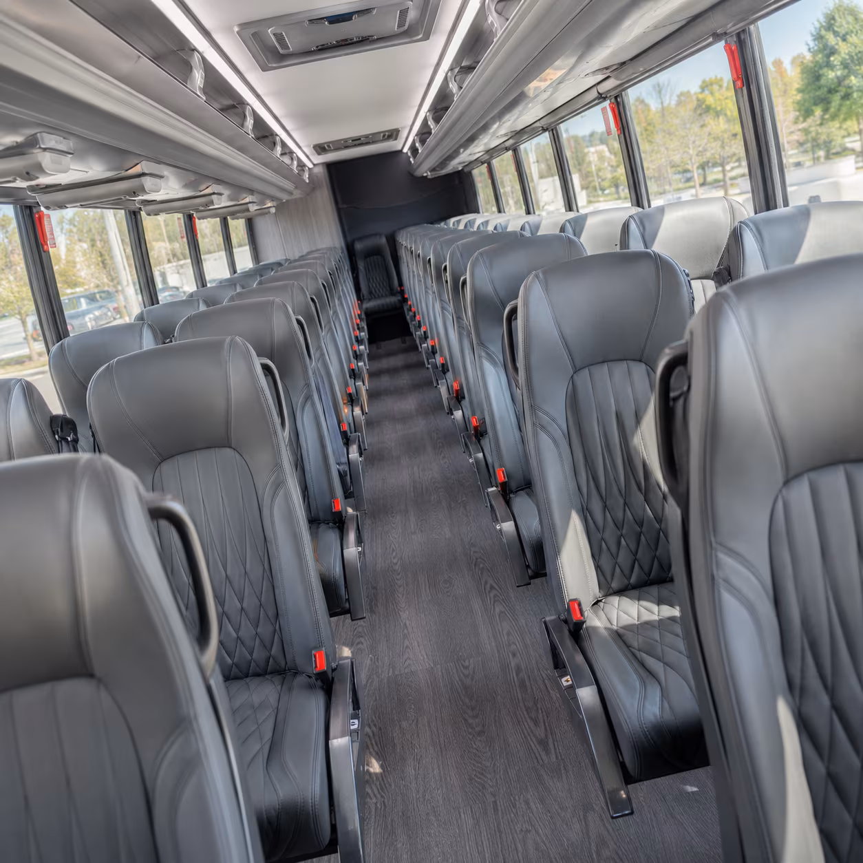 goodyear 28 passenger minibus interior