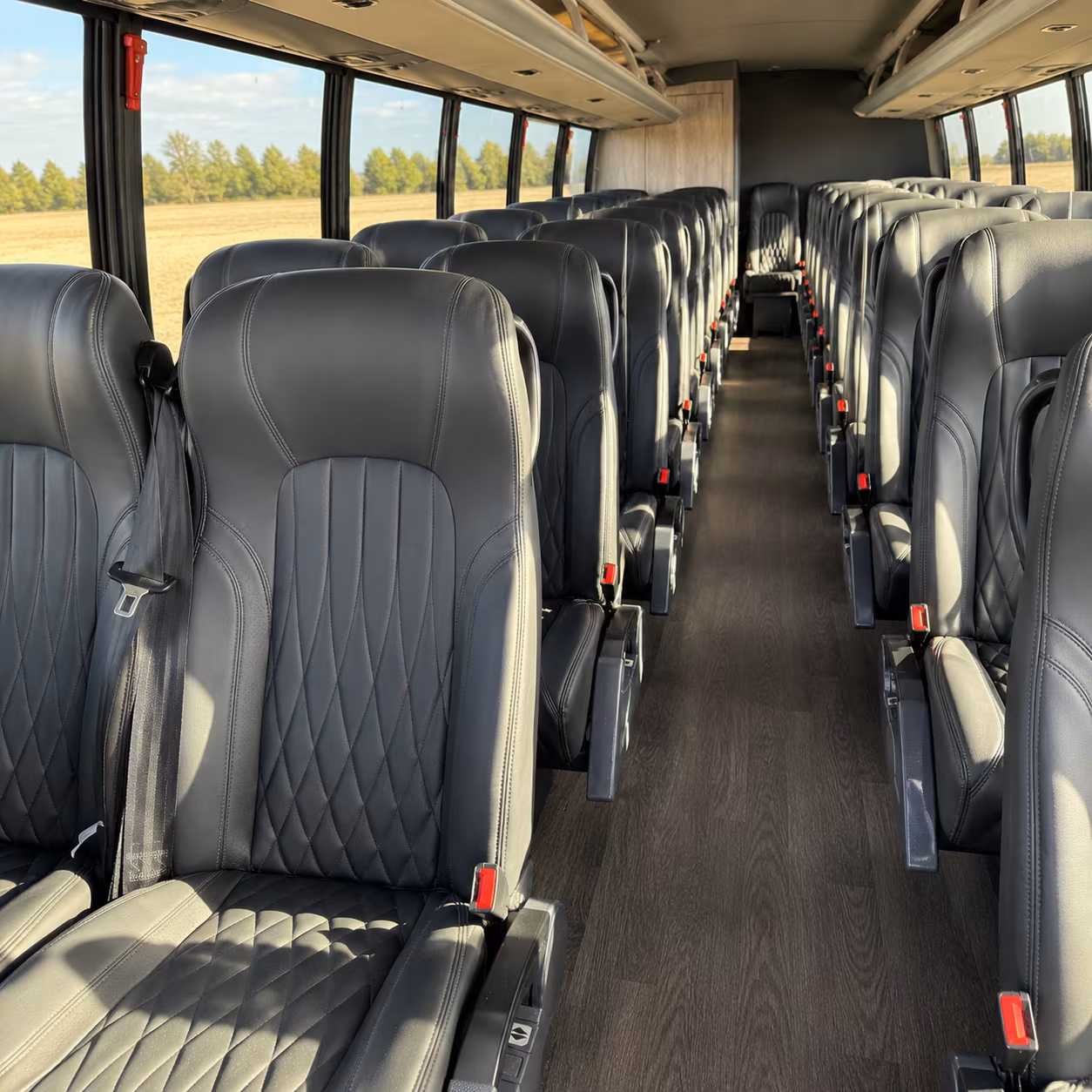 goodyear 35 passenger minibus inside