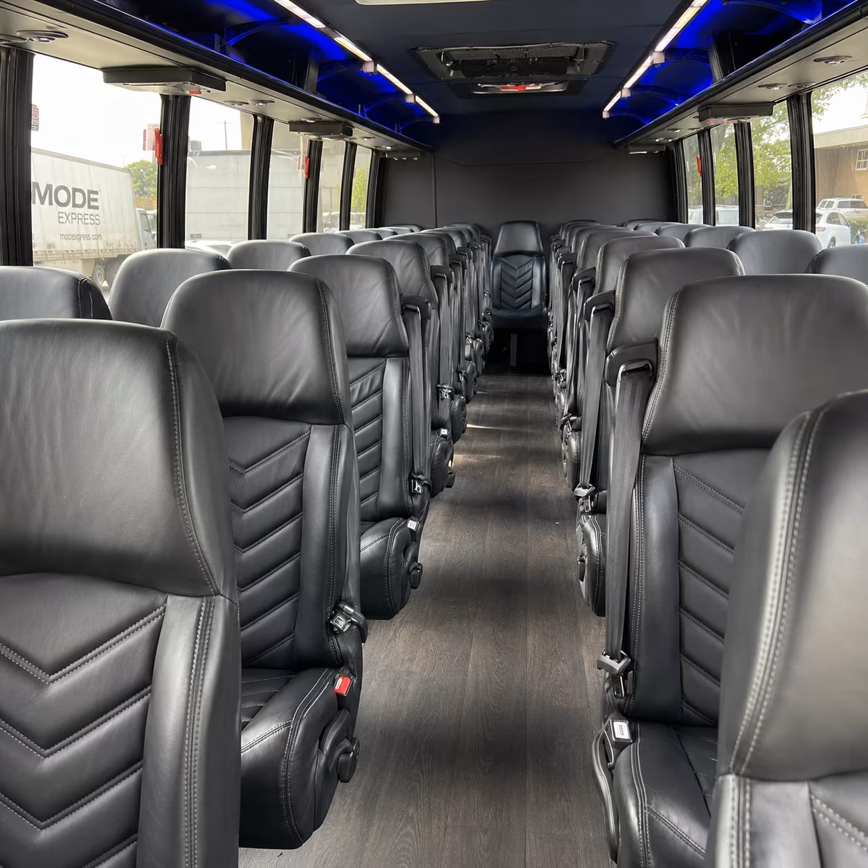 goodyear 35 passenger minibus interior