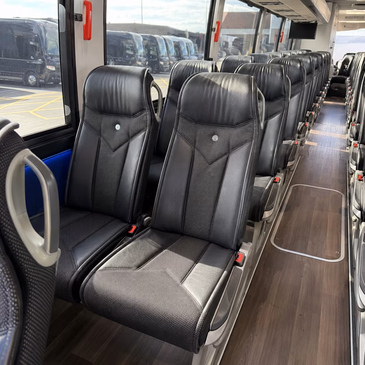 goodyear 40 passenger charter bus interior