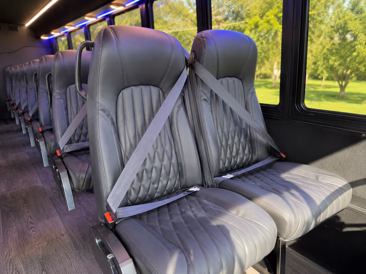 goodyear birthday party transportation onboard seating