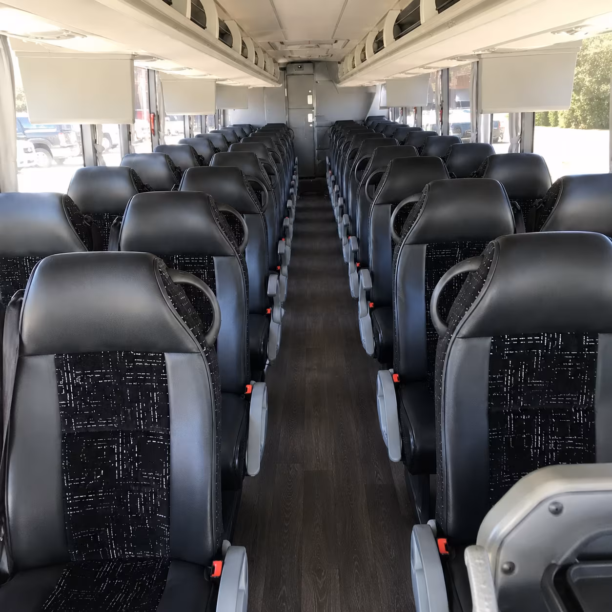 goodyear charter bus inside