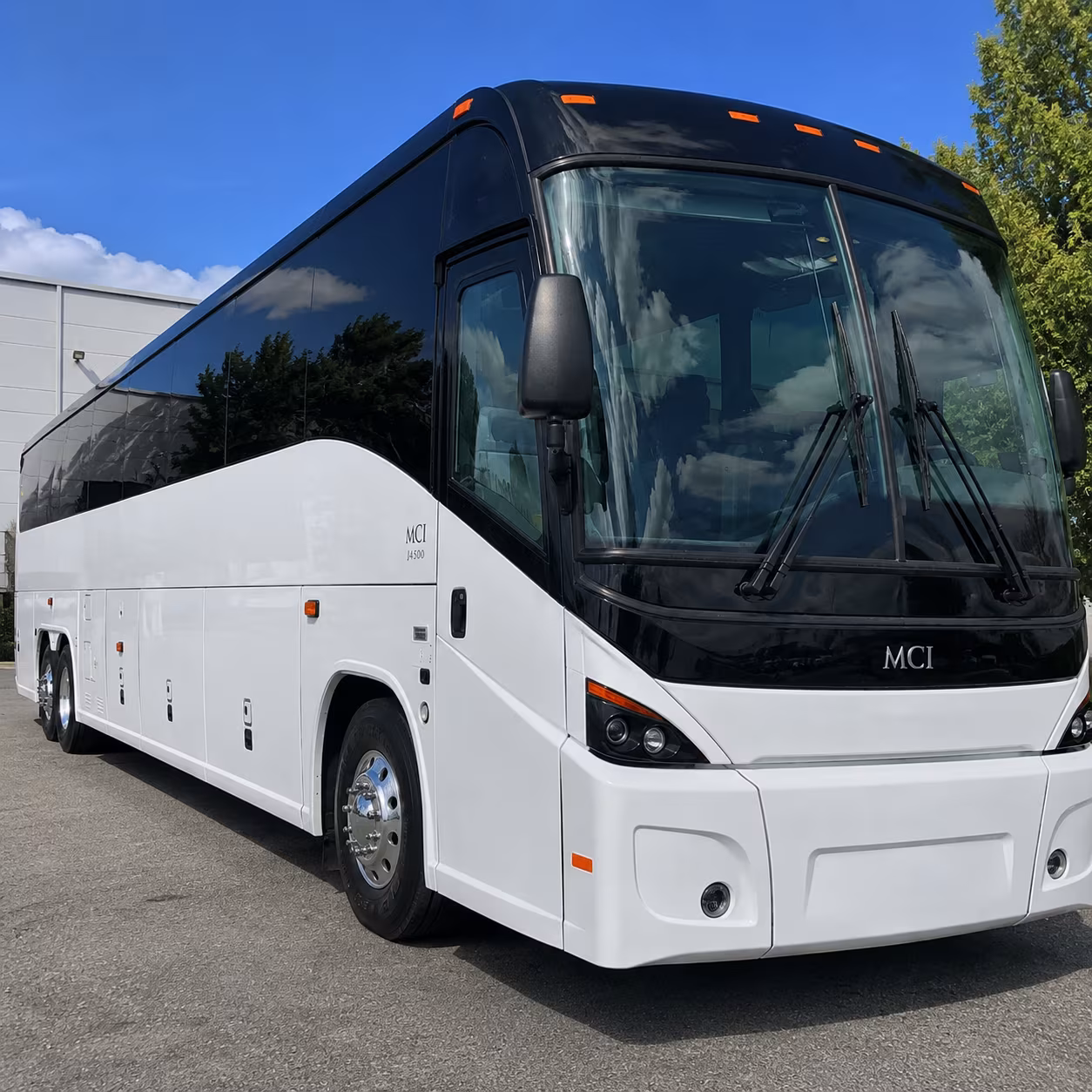 goodyear long distance charter bus rental