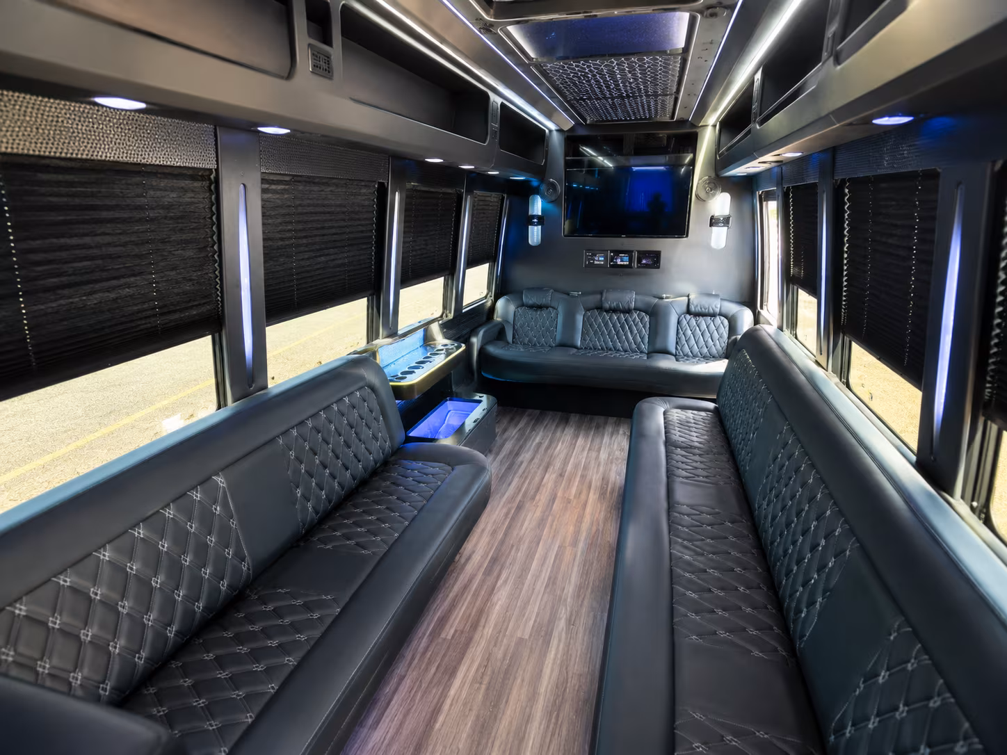 goodyear night town party bus rental