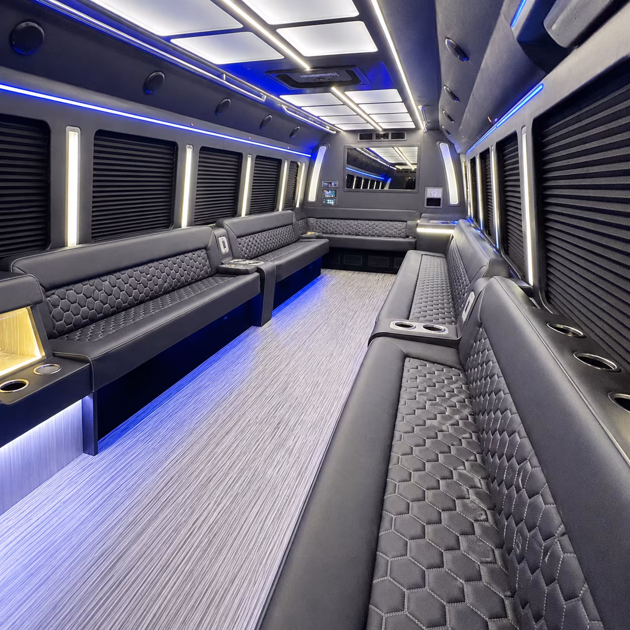 goodyear party bus inside