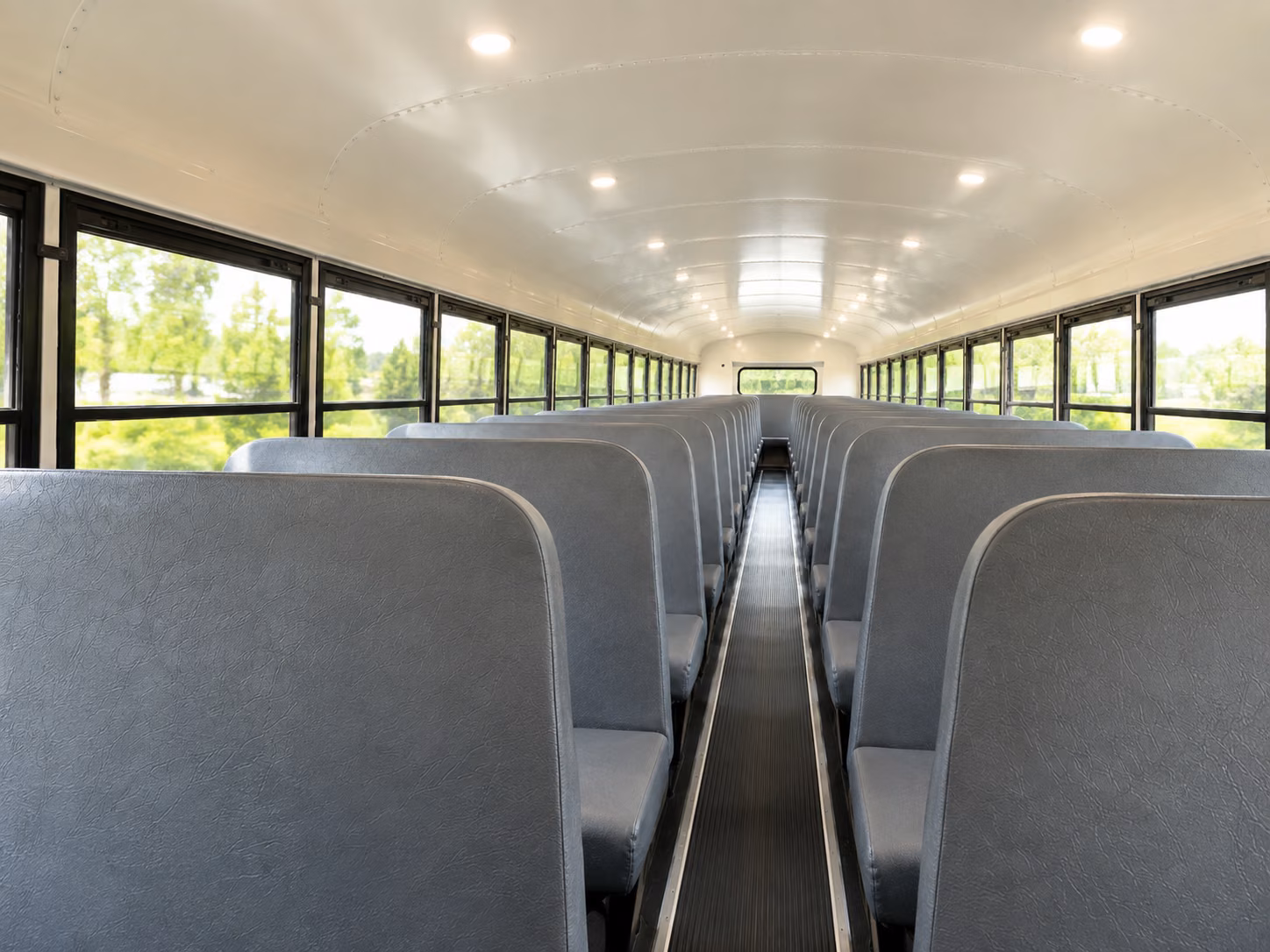 goodyear school bus inside
