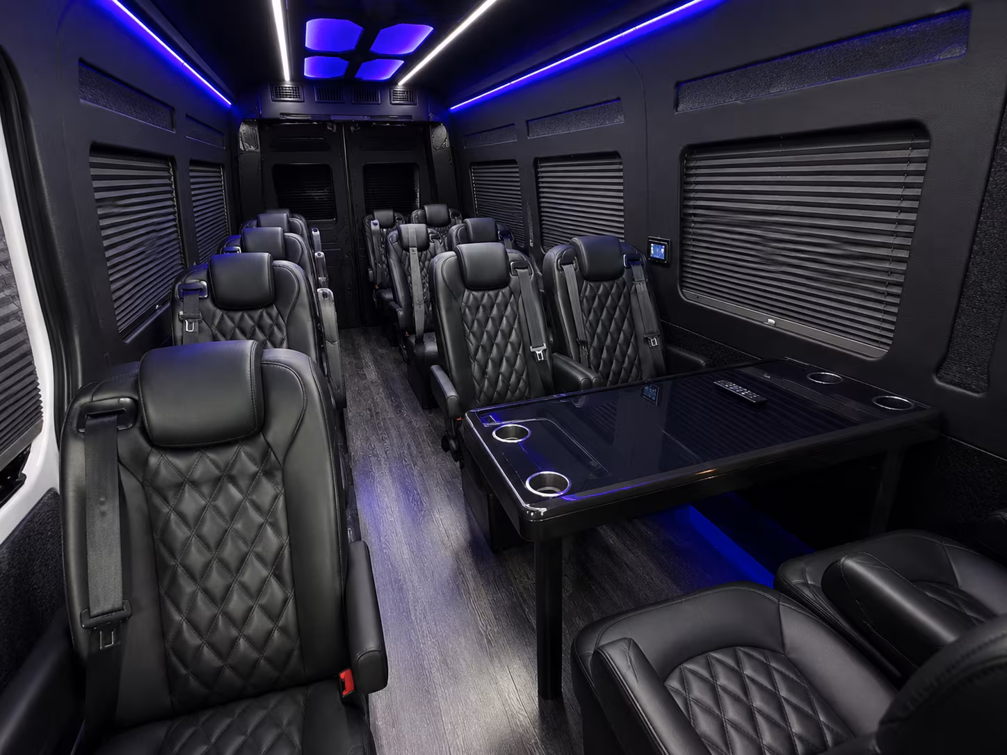 goodyear sprinter van with driver inside